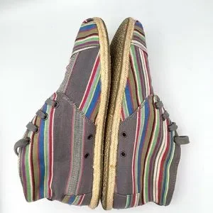 TOMS |?RARE? Men’s Denim Stripe Desert Botas Espadrille-Style Boots | Size 9 Toms | Shoes | Toms Rare Mens Denim Stripe Desert Botas  main image 2